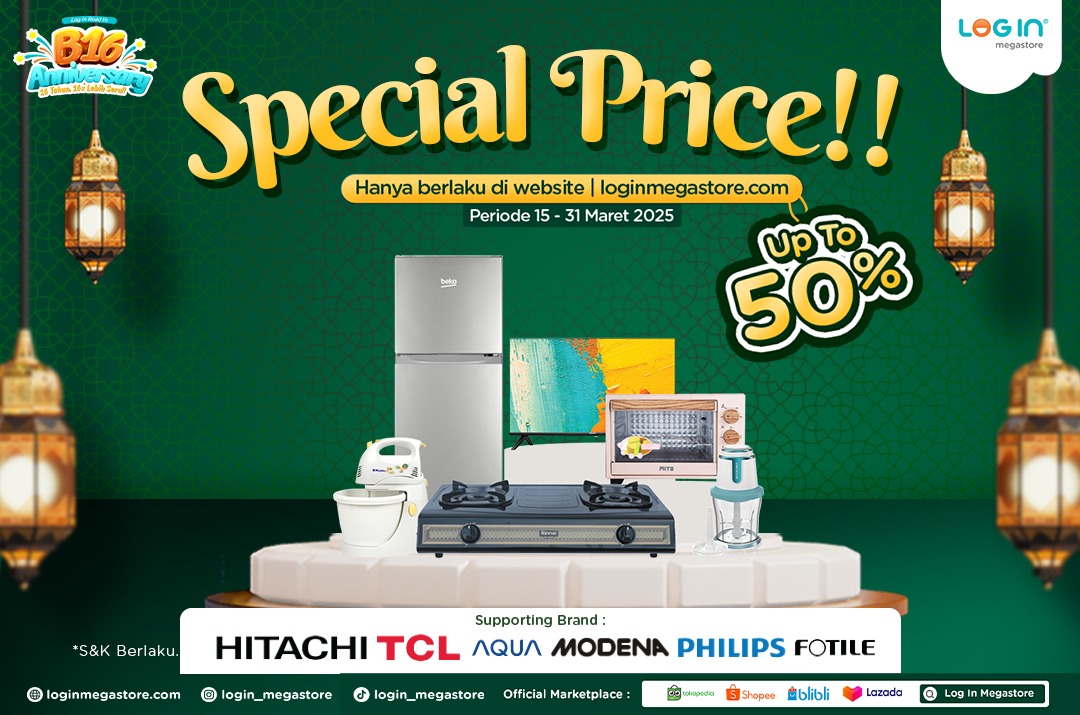 Promo PROMO BERKAH ONLINE STORE 2025 - Login Megastore